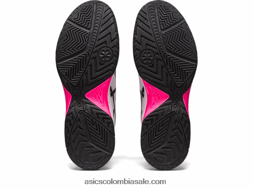 hombres Asics gel dedicado 7 blanco/rosa fuerte 20X82N517