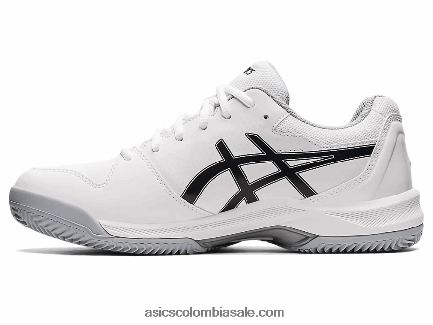 hombres Asics gel-dedicate 7 arcilla blanco negro 20X82N1583