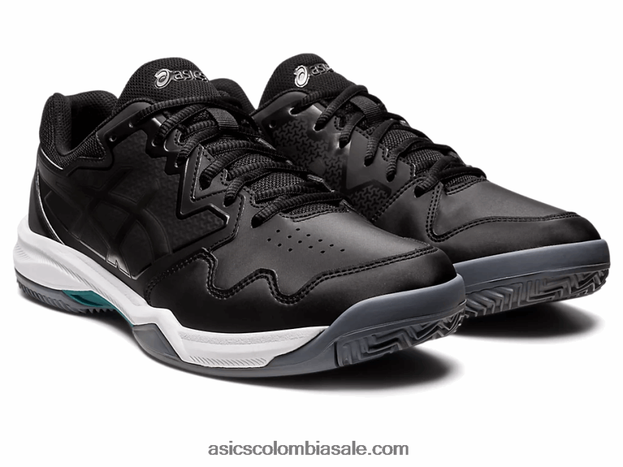 hombres Asics gel-dedicate 7 arcilla negro/bronce 20X82N1242