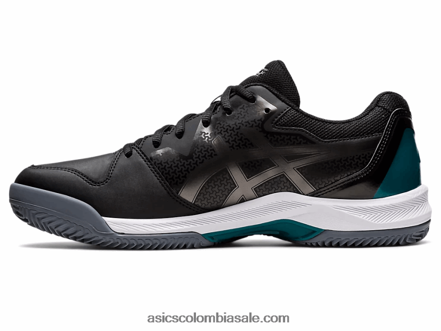 hombres Asics gel-dedicate 7 arcilla negro/bronce 20X82N1242