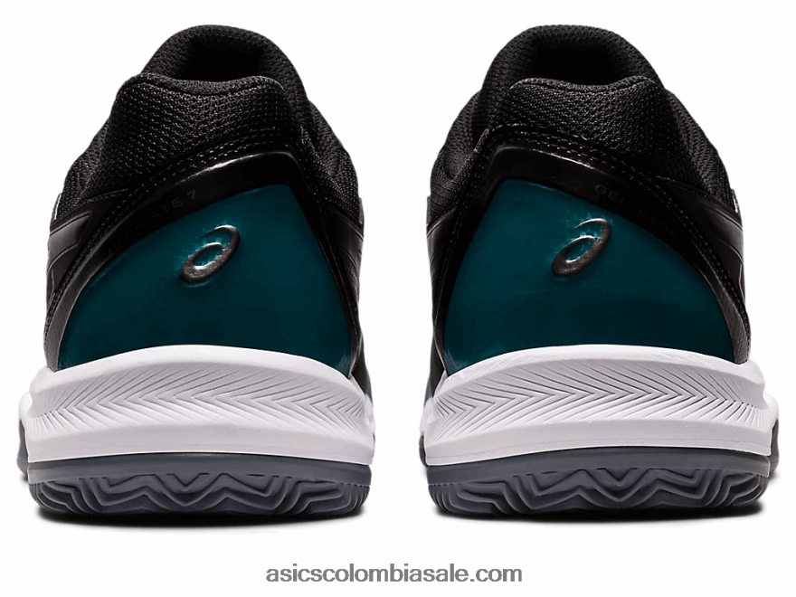 hombres Asics gel-dedicate 7 arcilla negro/bronce 20X82N1242