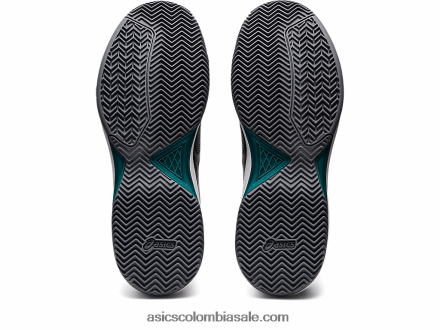 hombres Asics gel-dedicate 7 arcilla negro/bronce 20X82N1242