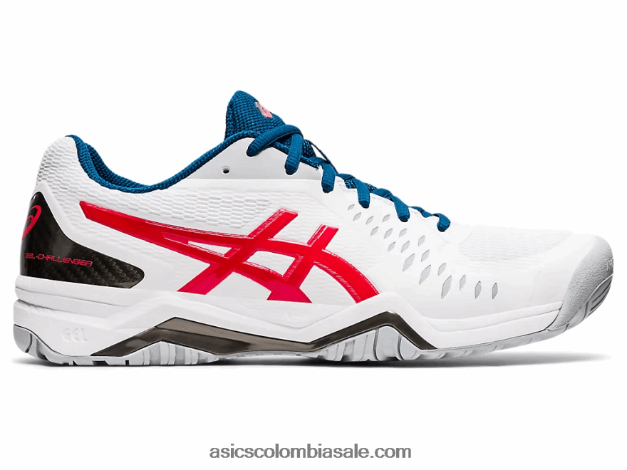 hombres Asics gel-desafiador 12 blanco/rojo clásico 20X82N1949