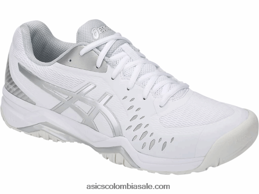 hombres Asics gel-desafiador 12 plata blanca 20X82N2127