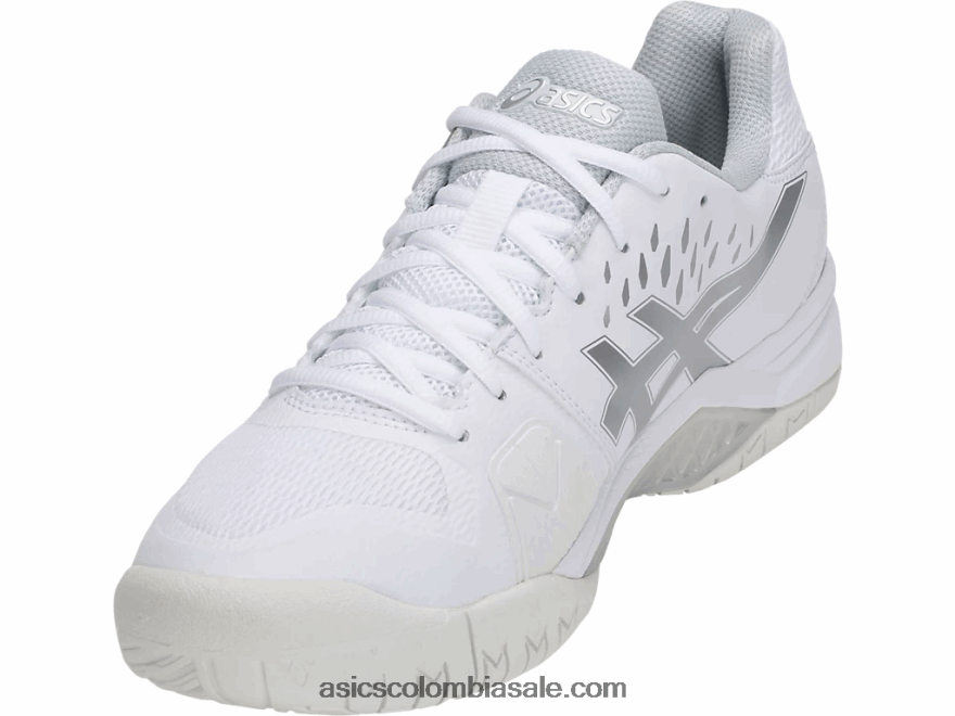 hombres Asics gel-desafiador 12 plata blanca 20X82N2127