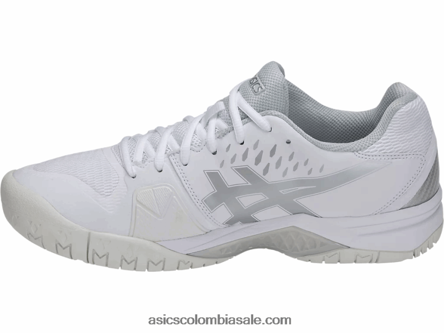hombres Asics gel-desafiador 12 plata blanca 20X82N2127