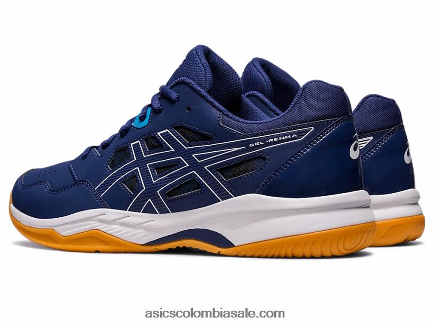 hombres Asics gel-renma azul índigo/blanco 20X82N378