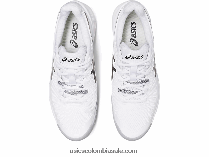 hombres Asics gel-resolucion 9 oc blanco negro 20X82N507