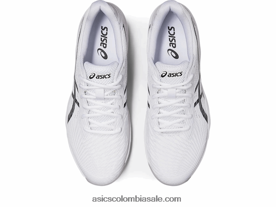 hombres Asics juego de gel 9 blanco negro 20X82N440