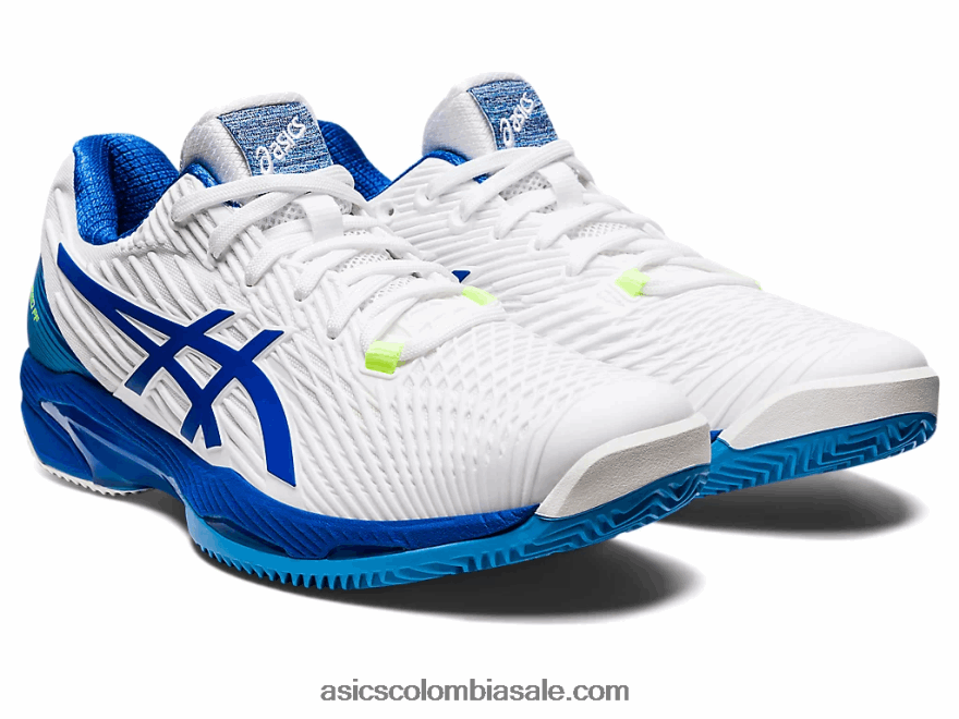 hombres Asics solución velocidad ff 2 arcilla blanco/azul atun 20X82N923