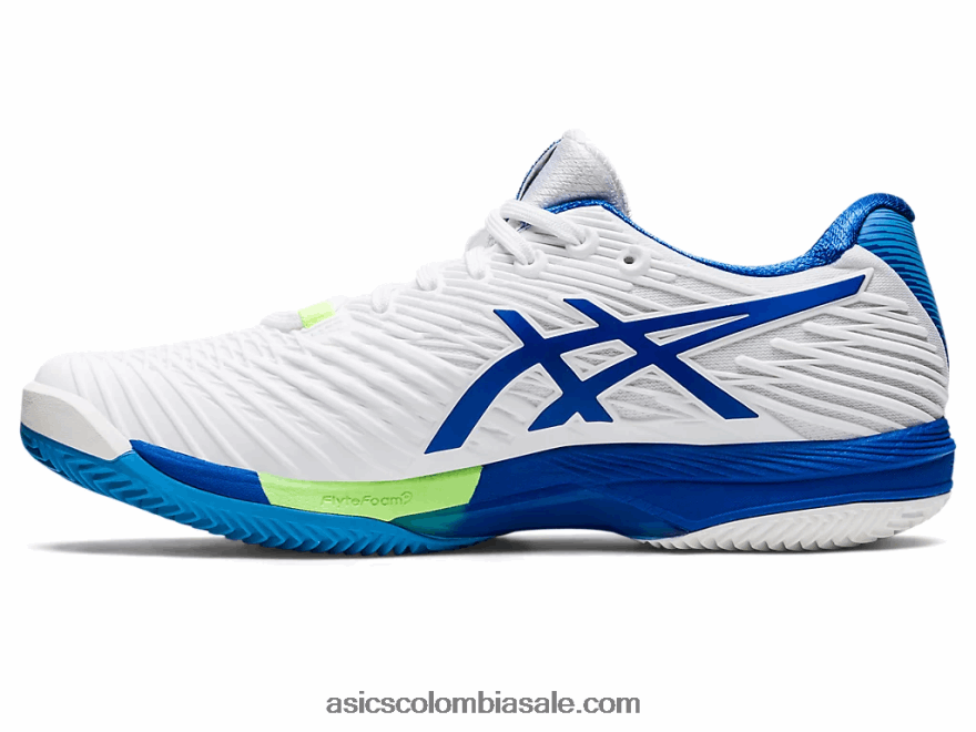 hombres Asics solución velocidad ff 2 arcilla blanco/azul atun 20X82N923