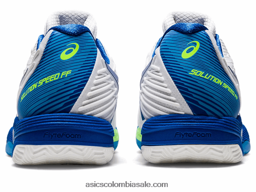 hombres Asics solución velocidad ff 2 arcilla blanco/azul atun 20X82N923