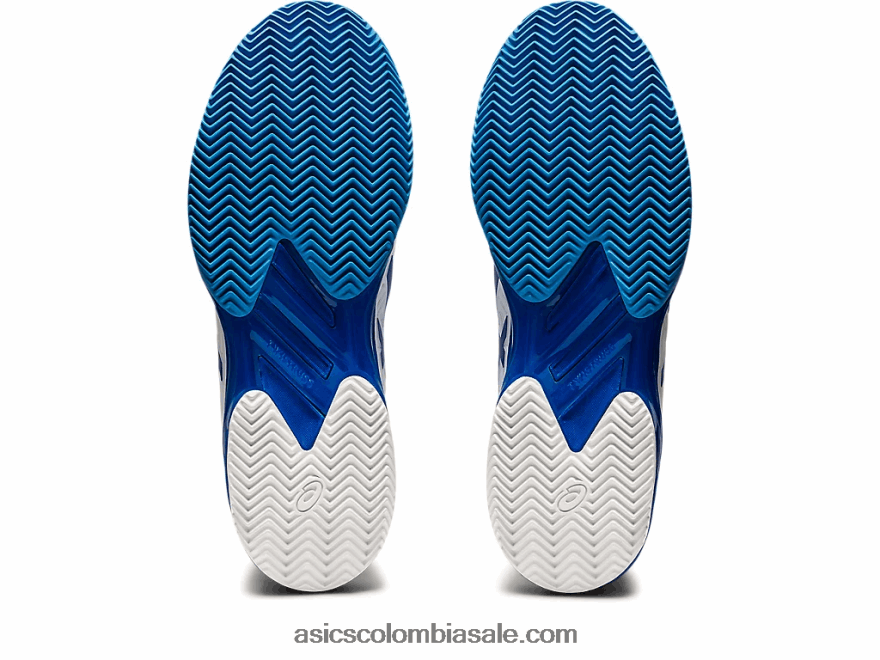 hombres Asics solución velocidad ff 2 arcilla blanco/azul atun 20X82N923