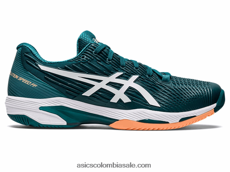hombres Asics velocidad de solución ff 2 pino terciopelo/blanco 20X82N1164