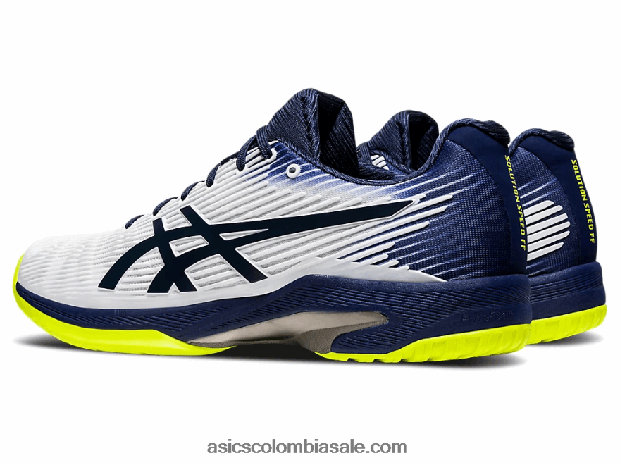 hombres Asics velocidad de solución ff blanco/chaquetón 20X82N2068