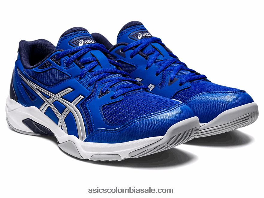 hombres Asics gel-cohete 10 azul/plata pura 20X82N897