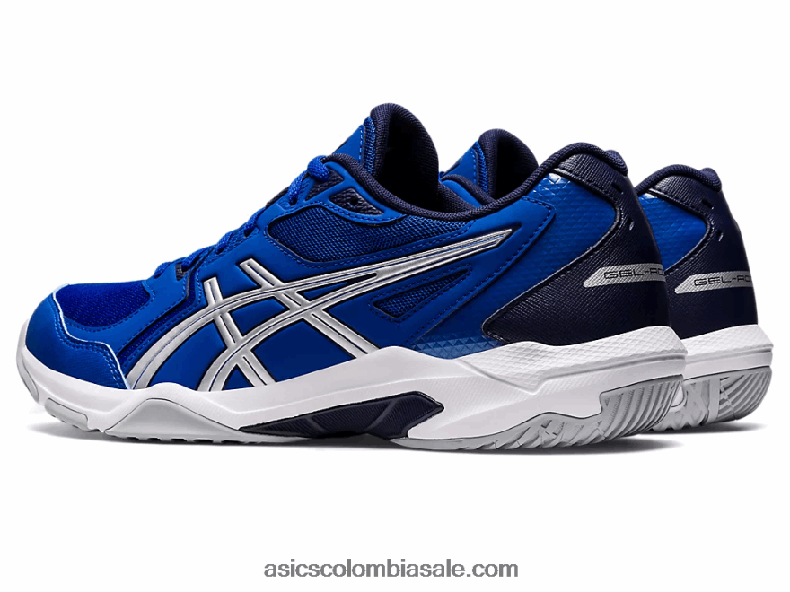 hombres Asics gel-cohete 10 azul/plata pura 20X82N897