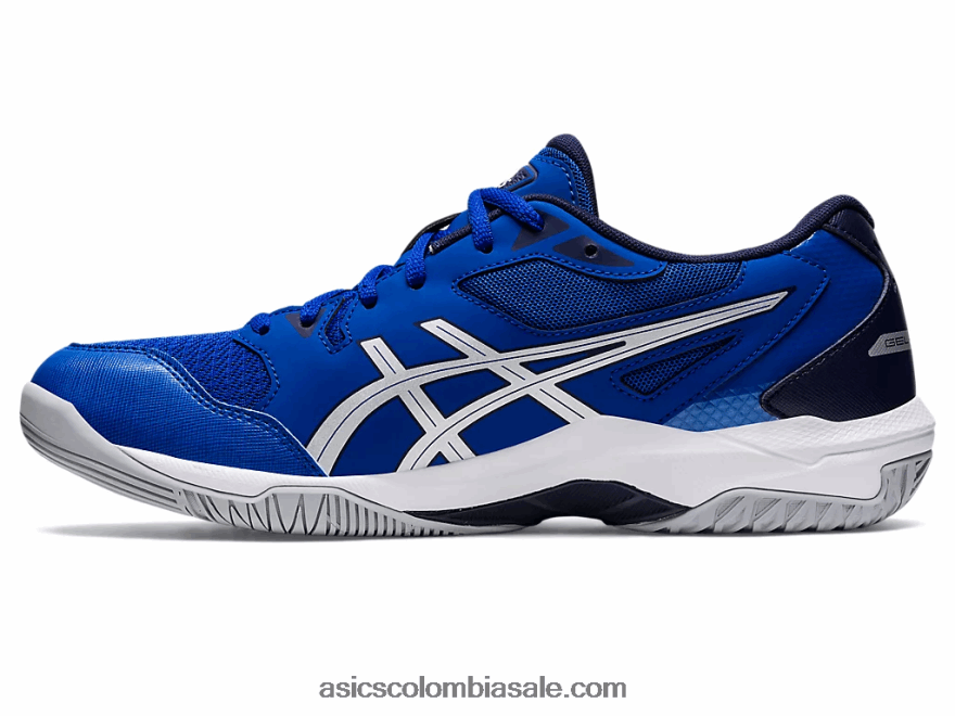 hombres Asics gel-cohete 10 azul/plata pura 20X82N897