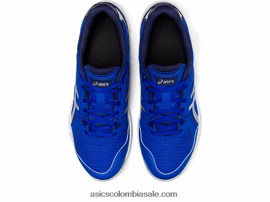 hombres Asics gel-cohete 10 azul/plata pura 20X82N897