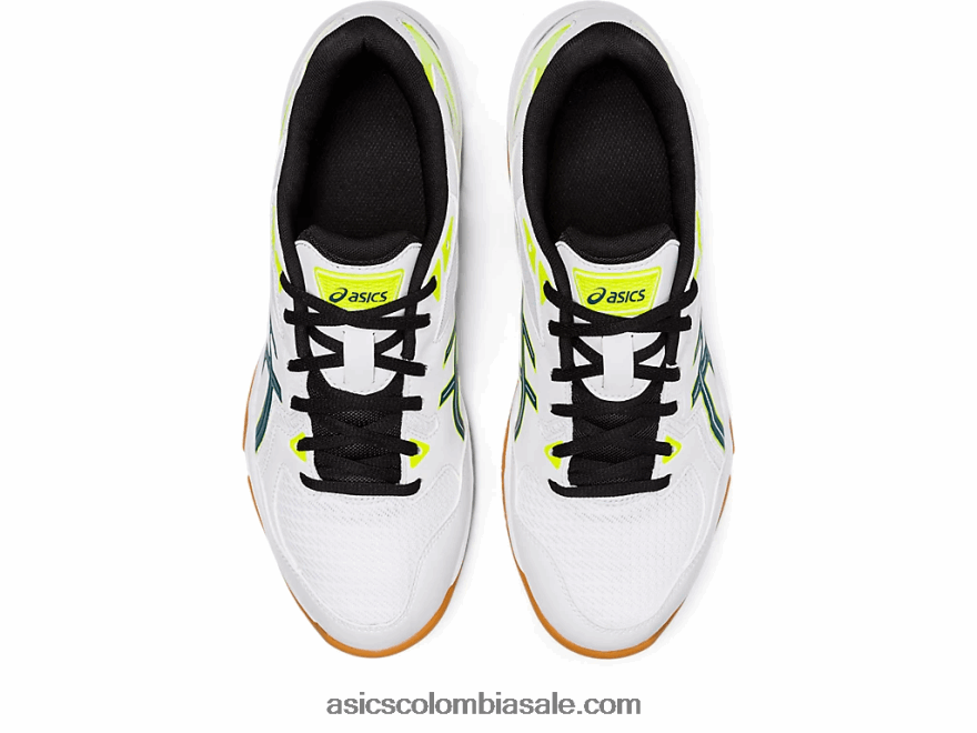 hombres Asics gel-cohete 10 blanco/pino aterciopelado 20X82N1131