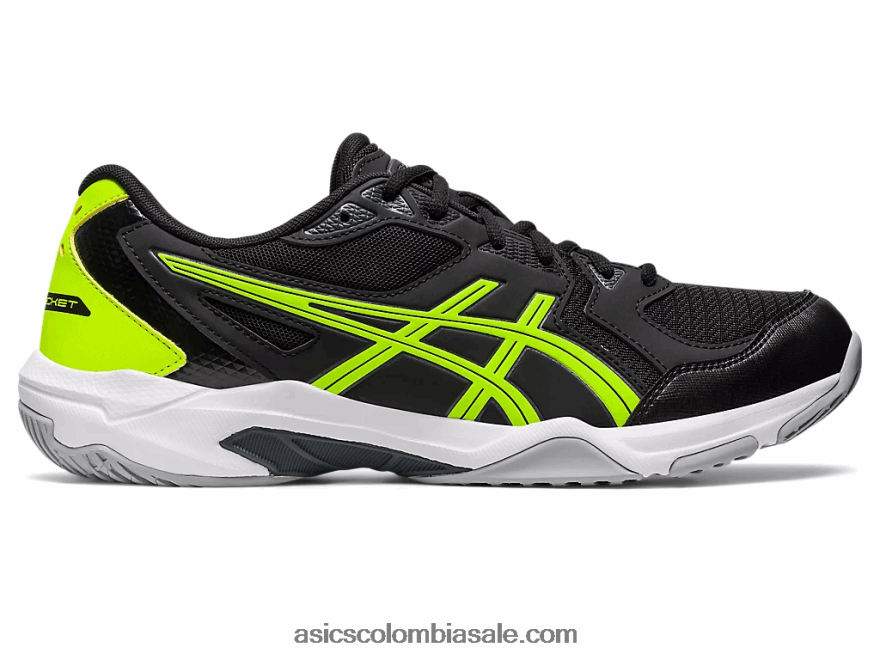 hombres Asics gel-cohete 10 negro/gris portador 20X82N37
