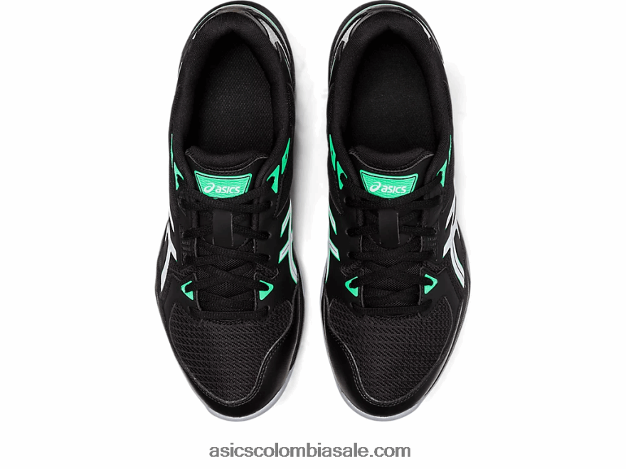 hombres Asics gel-cohete 10 negro/hoja nueva 20X82N1150