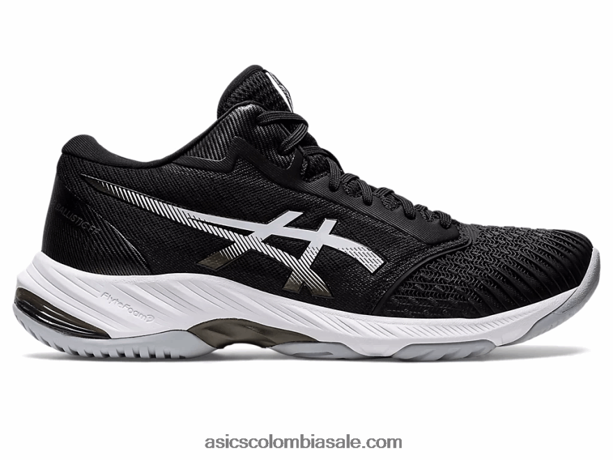 hombres Asics netburner balístico ff mt 3 blanco negro 20X82N1030