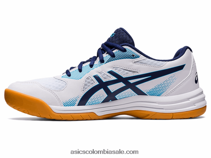 hombres Asics upcourt 5 blanco/azul índigo 20X82N424