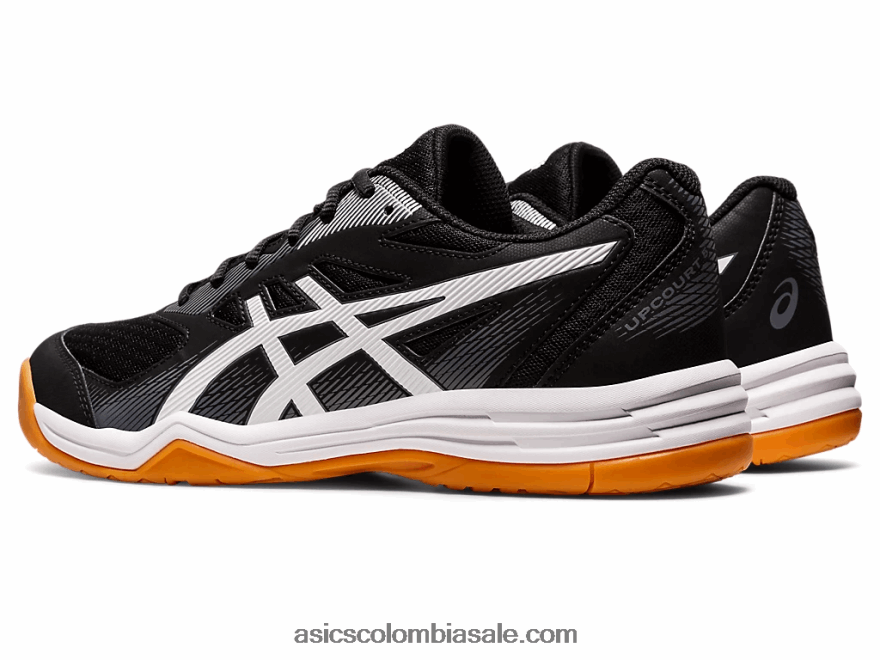 hombres Asics upcourt 5 blanco negro 20X82N1200