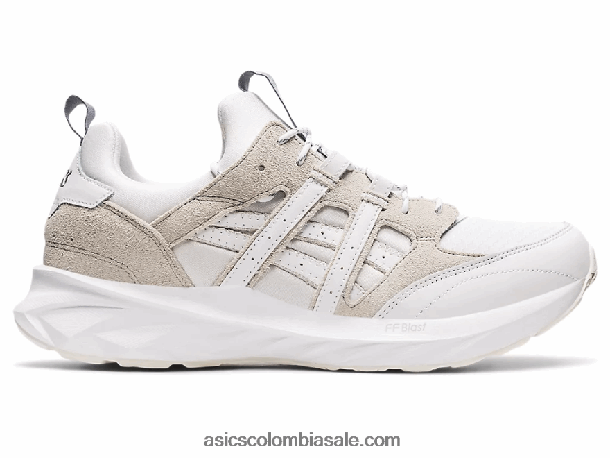 hombres Asics Tarther explosión re blanco/gris glaciar 20X82N1298