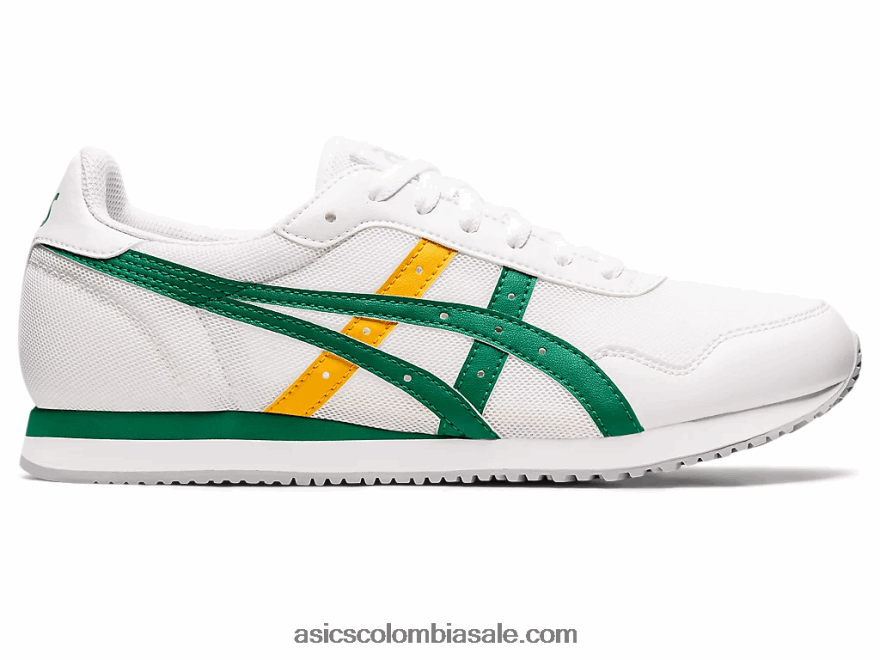 hombres Asics corredor de tigre blanco/col rizada 20X82N694