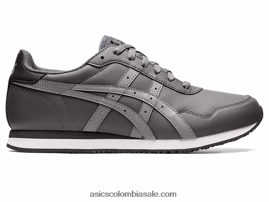 hombres Asics corredor de tigre gris acero/chapa 20X82N1189