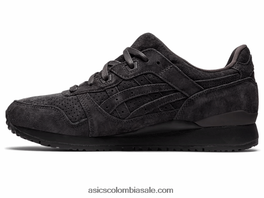 hombres Asics gel-lyte iii gris obsidiana 20X82N727