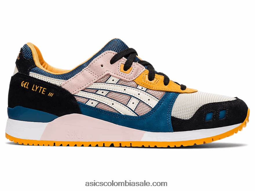 hombres Asics gel-lyte iii og jengibre durazno/abedul 20X82N1303