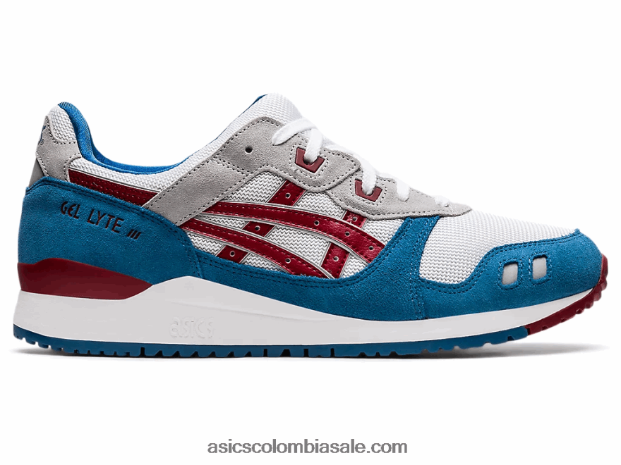 hombres Asics gel-lyte iii og jugo de azur/remolacha 20X82N1819