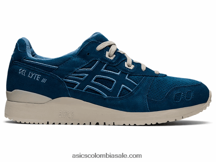 hombres Asics gel-lyte iii og índigo claro/gris humo 20X82N1294