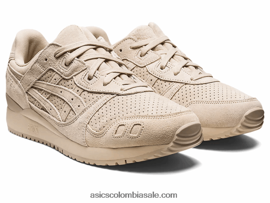 hombres Asics gel-lyte iii pluma gris 20X82N728
