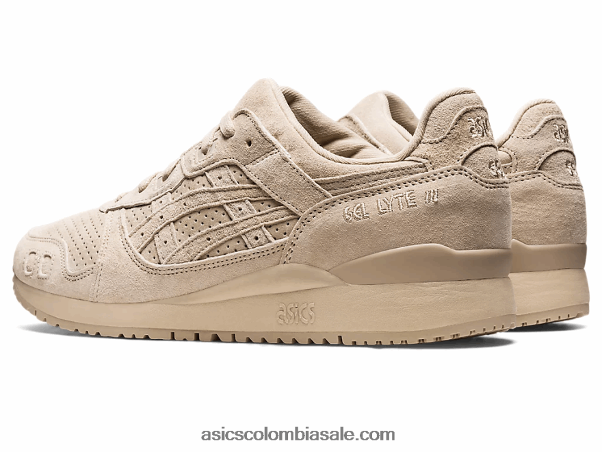 hombres Asics gel-lyte iii pluma gris 20X82N728