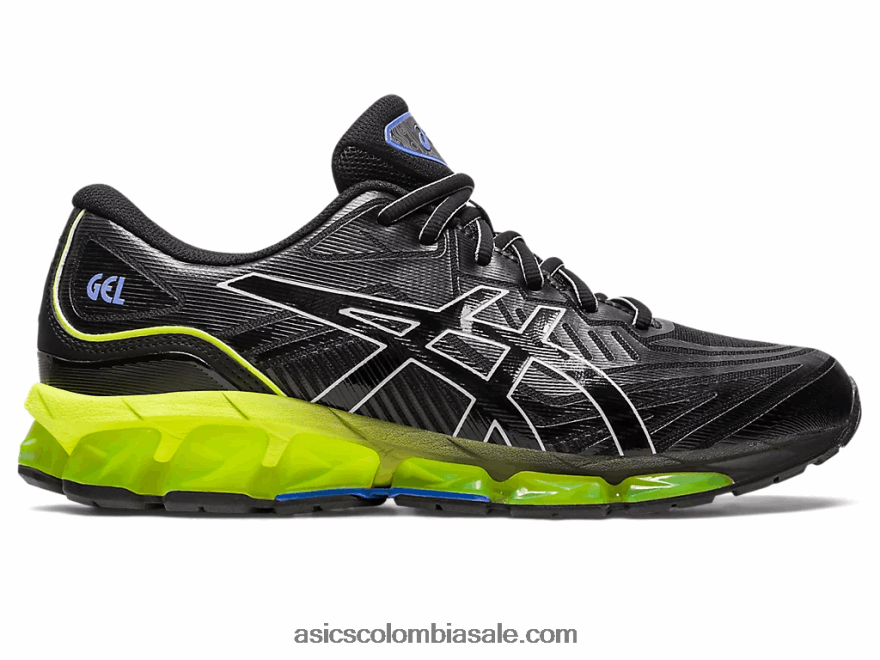 hombres Asics gel-quantum 360 vii negro/amarillo de seguridad 20X82N242