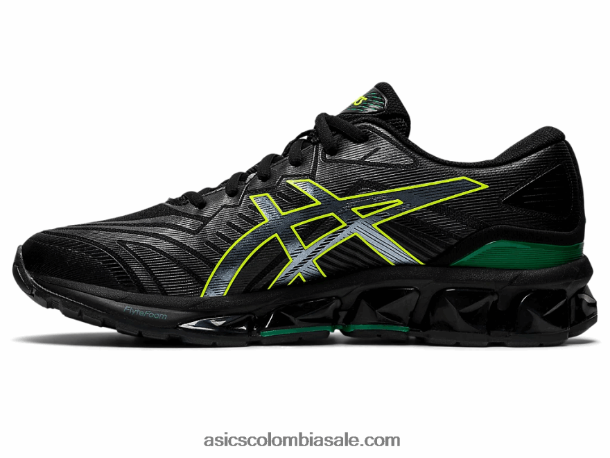 hombres Asics gel-quantum 360 vii negro/amarillo de seguridad 20X82N965