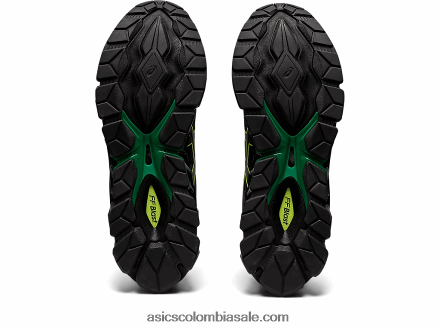 hombres Asics gel-quantum 360 vii negro/amarillo de seguridad 20X82N965