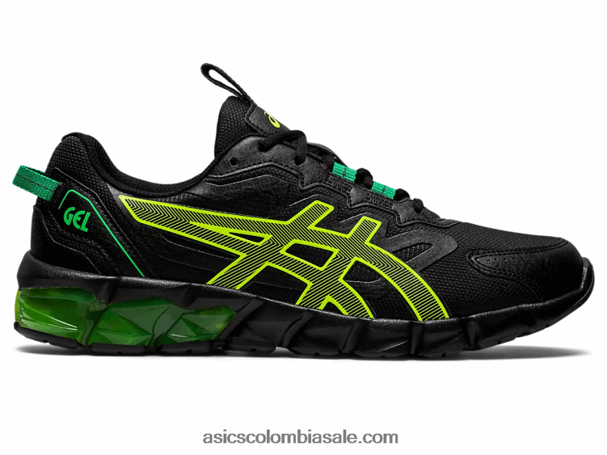 hombres Asics gel-quantum 90 3 negro/amarillo de seguridad 20X82N914