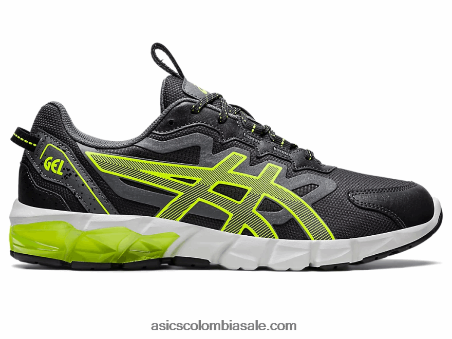 hombres Asics gel-quantum 90 gris grafito/amarillo seguridad 20X82N1378