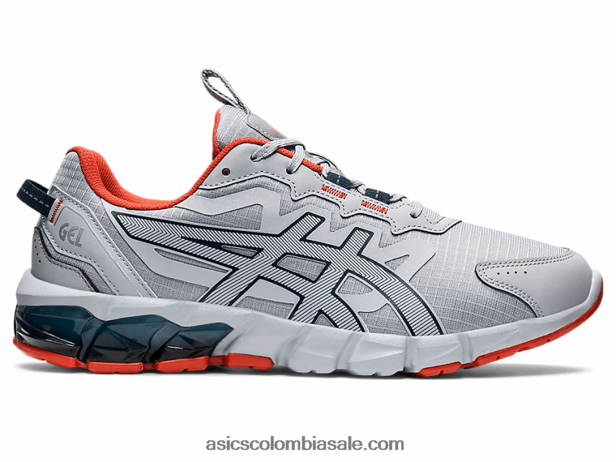 hombres Asics gel-quantum 90 gris piedmont/azul francés 20X82N1383