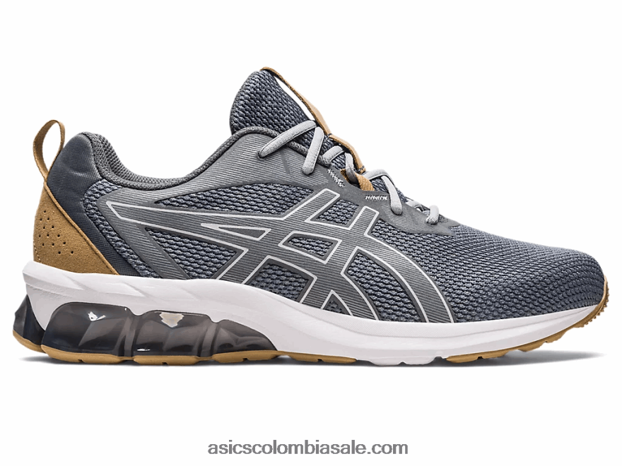 hombres Asics gel-quantum 90 iv gris acero/gris piedmont 20X82N82
