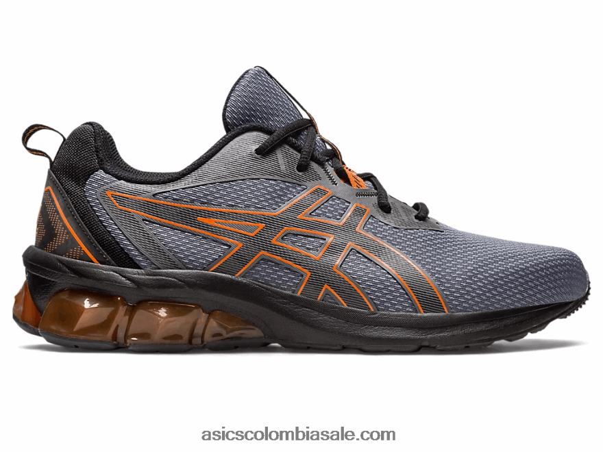 hombres Asics gel-quantum 90 iv gris acero/habanero 20X82N128