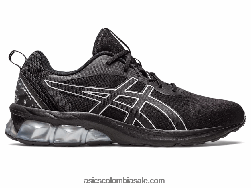 hombres Asics gel-quantum 90 iv negro/plata pura 20X82N95