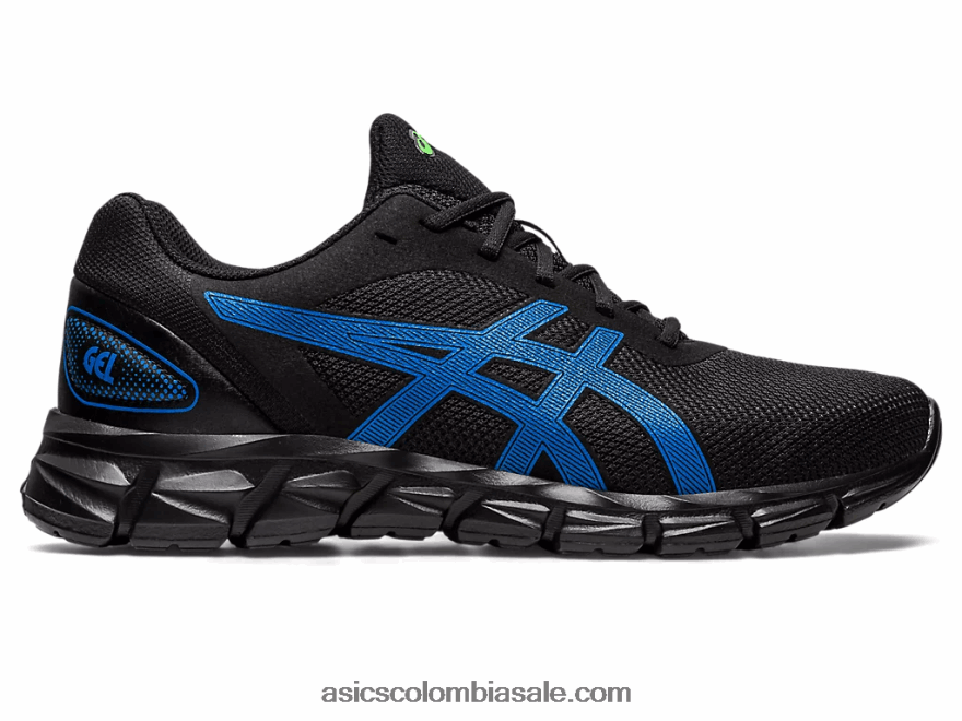 hombres Asics gel-quantum lyte ii negro/azul eléctrico 20X82N446