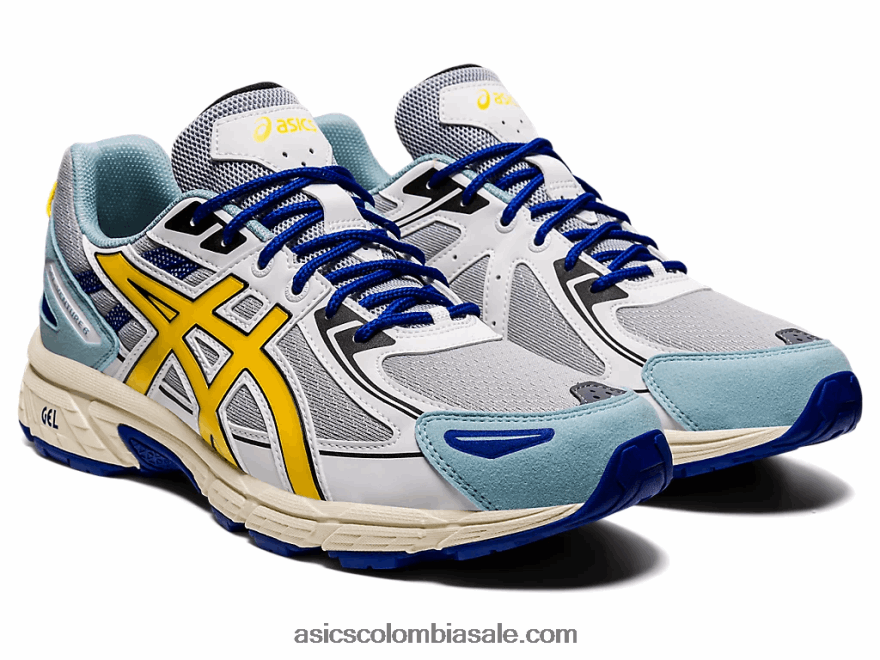 hombres Asics gel-ventura 6 gris piedmont/amarillo vibrante 20X82N1823