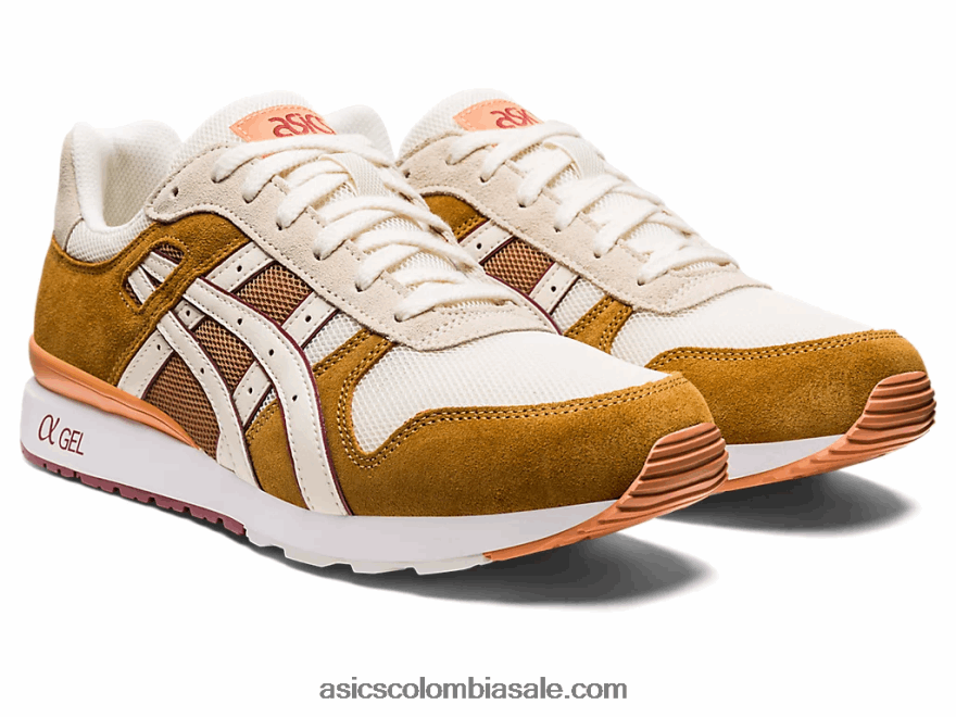 hombres Asics gt-ii caramelo/crema 20X82N985